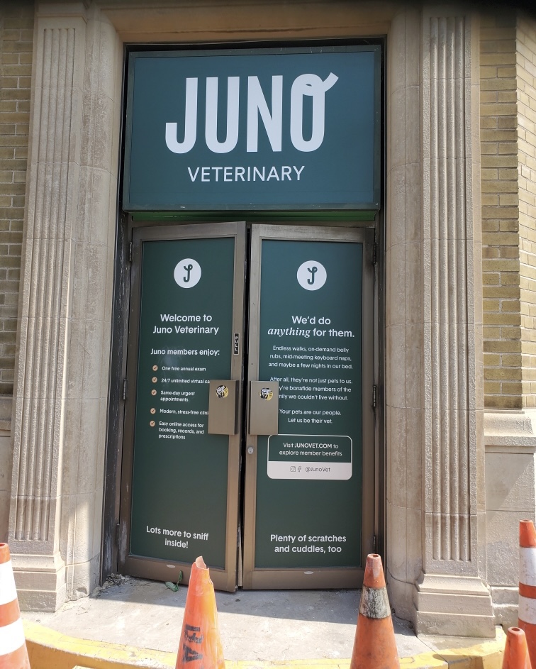 Opening Soon: Juno Veterinary on Bloor St. West
