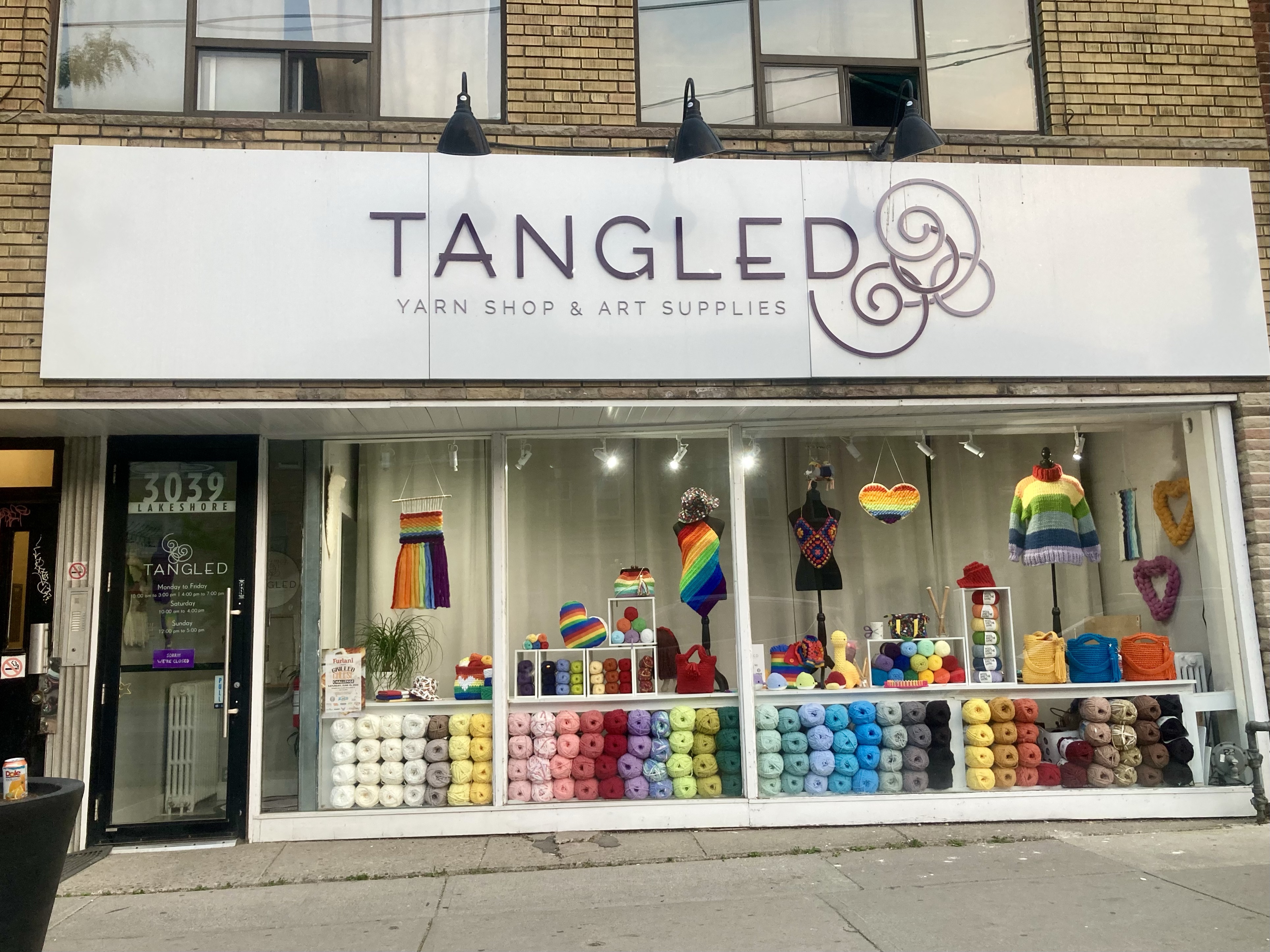 Tangled Up Yarn Shop & Art Supplies on Lake Shore