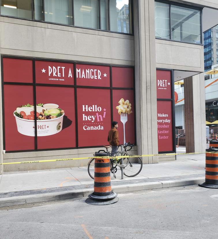 Opening Soon: Pret A Manger on Adelaide Street West