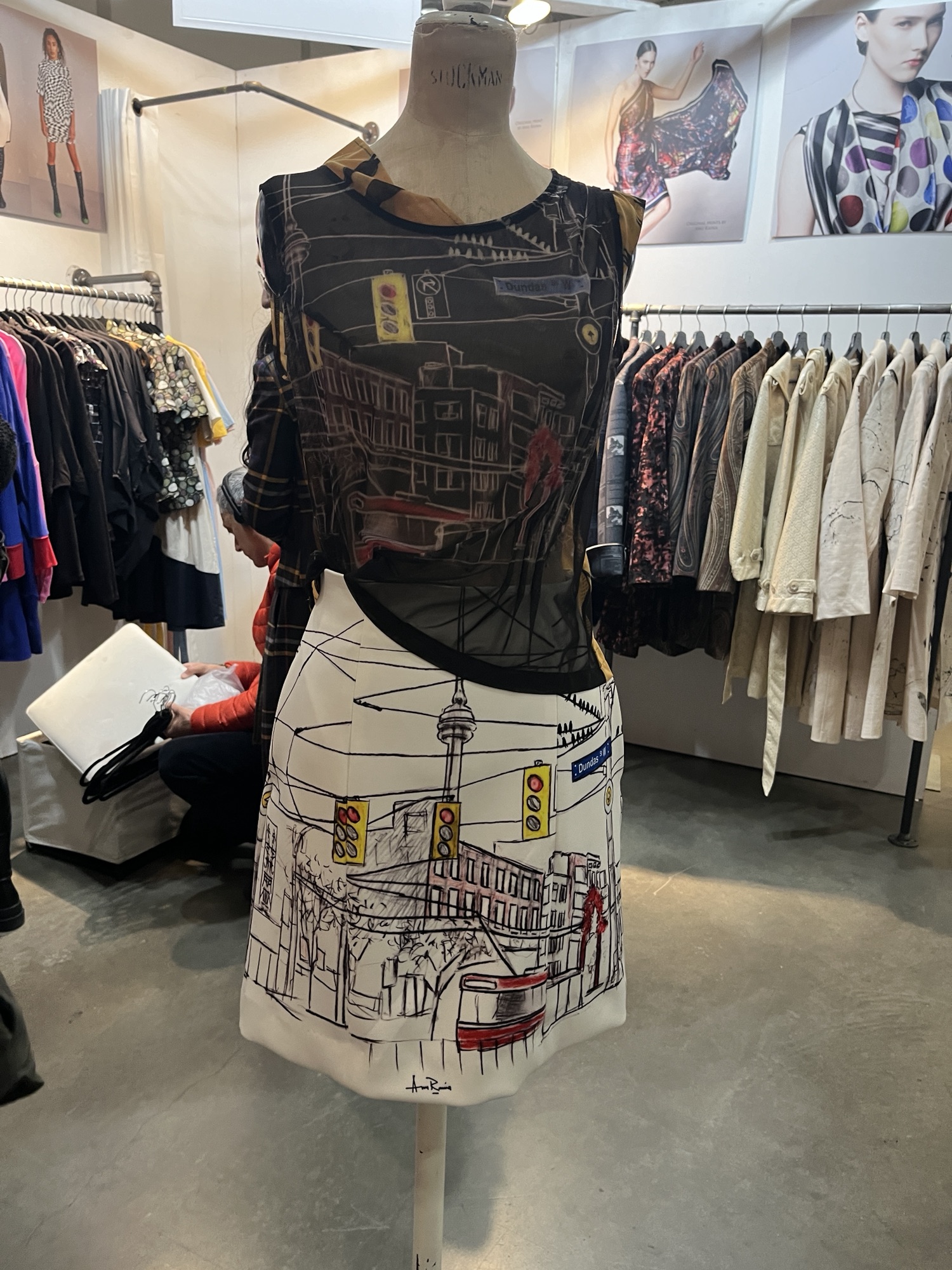 Olivia Chow Toronto Skirt: The Dundas West Skirt by Anu Raina