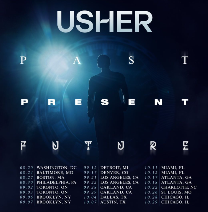 Usher in Toronto for the Past Present Future Tour 2024
