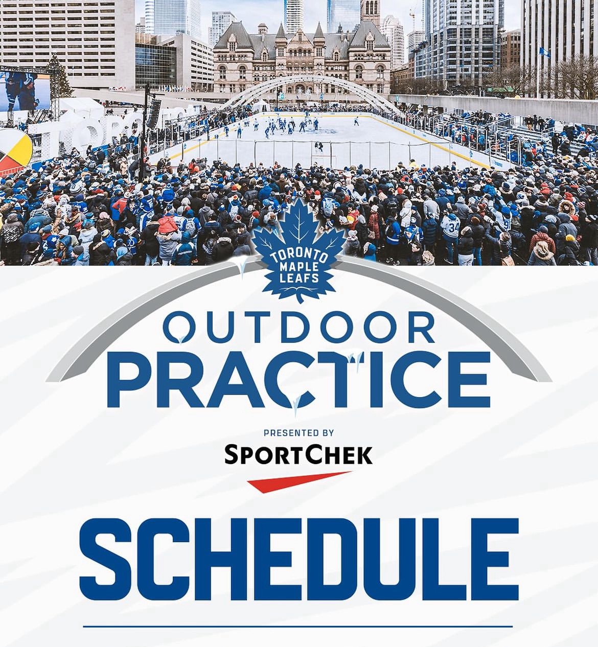 Toronto Maple Leafs Outdoor Practice at Nathan Phillips Square