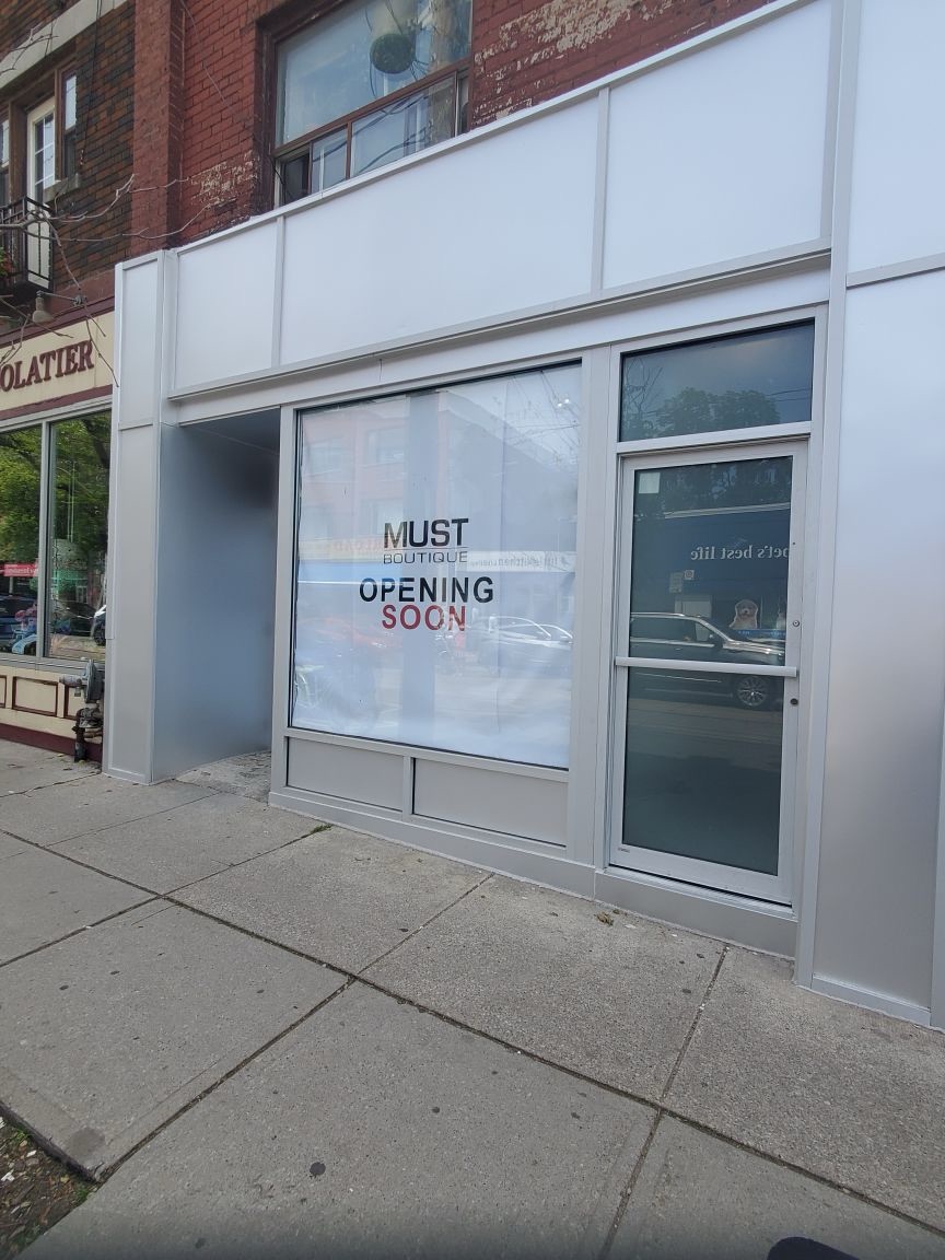 Must Boutique Opening Soon on Queen Street East